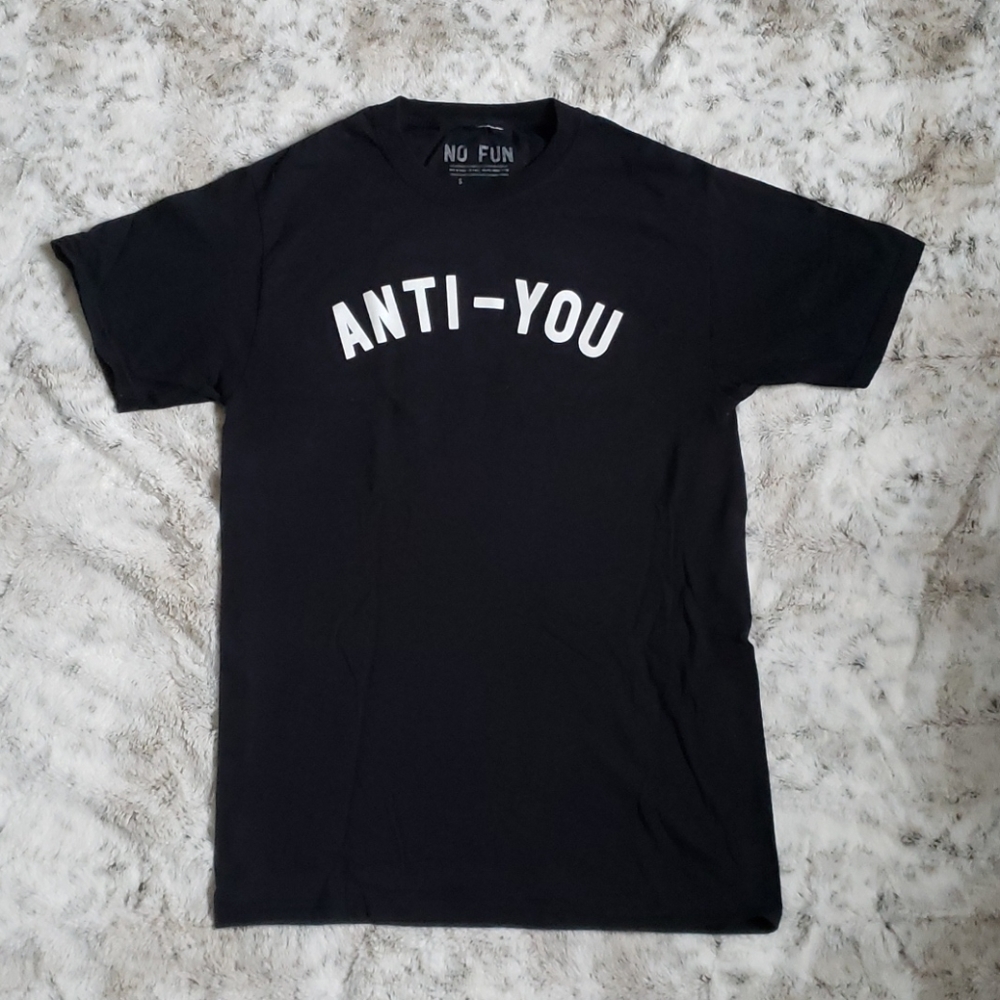 No Fun Press T Shirt- Size S